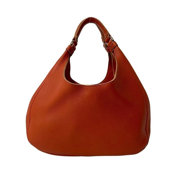 BOTTEGA VENETA Orange Leather Intrecciato Tote Bag - Picture 3 of 10